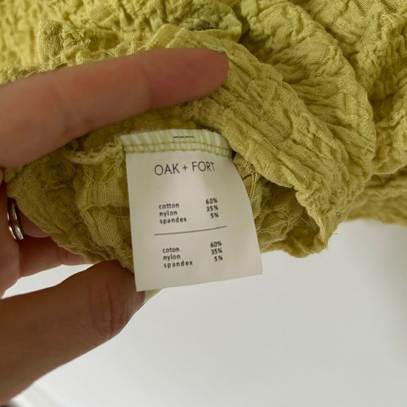 Oak & Fort button front top - Picture 5 of 6